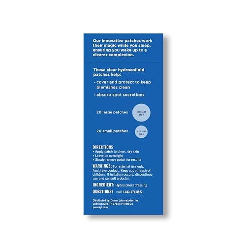 PanOxyl PM Overnight Spot Patches, Advanced Hydrocolloid Healing Technology, Fragrance Free, 40 Count Pack of 1 - 40 Count thumbnail 3