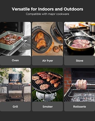 GoveeLife Bluetooth Wireless Meat Thermometer with 2 Probes, Standalone Digital Base, WiFi Unlimited Range, ±1.8℉ Accuracy, IP68 Waterproof Real Time Monitoring, for Kitchen, BBQ, Grill, Oven, Smoker thumbnail 5
