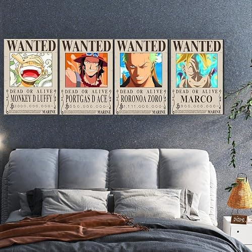 TYZZHOA 25PCS Anime [OP] Wanted Posters 30×21cm, New Bounty Edition, Straw Hat Pirates Crew Nika Luffy 3 Billion, Zoro, Sanji, [OP] Anime Gifts thumbnail 5