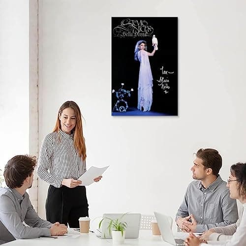Ockxin Stevie Nicks Fleetwood Mac Poster Singer Rock Band Music Posters for Room Aesthetic Canvas Wall Art Bedroom Decor12x18inch(30x45cm) thumbnail 5