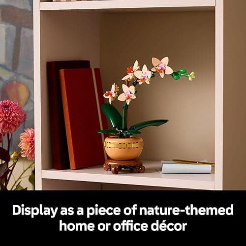 LEGO Botanicals Mini Orchid Building Set - Artificial, Fake Orchid for Home Decor, Adults Ages 18+ - Gift for Birthdays - Indoor Plant Decorations for Table, Desk, Office - 10343 thumbnail 7