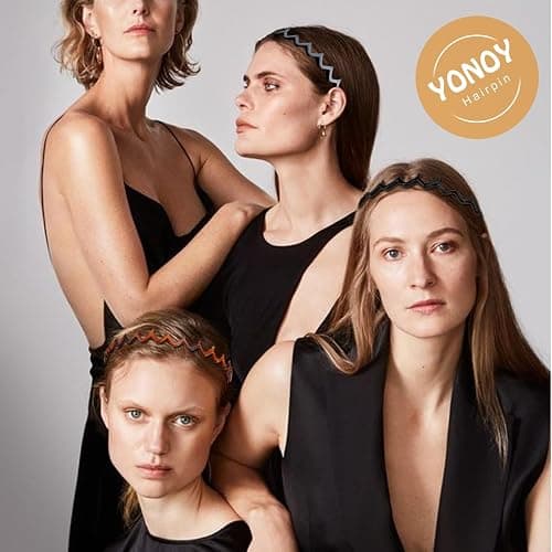 YONOY 6Pcs Zig Zag Shark Tooth Headbands Comb Zigzag Plastic Hoop U Shaped Shark Tooth Hair Bands Wavy teeth Hair Hoop Accessory for Women Lady Girl thumbnail 5