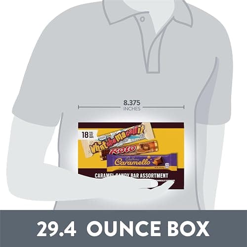 Hershey Assorted Caramel Candy Box, 29.4 oz (18 Pieces) thumbnail 4