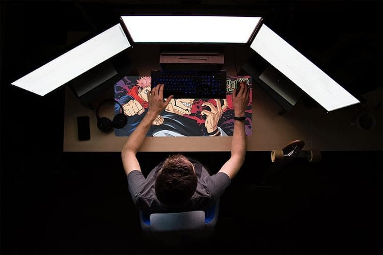 Grupo Erik XXL Mouse Pad - Jujutsu Kaisen Gifts | Gaming Desk Mat 31.5 x 13.8 inches Non-Slip Rubber Mat, Keyboard & Mouse Mat Large | Gaming Gifts Gamer thumbnail 7
