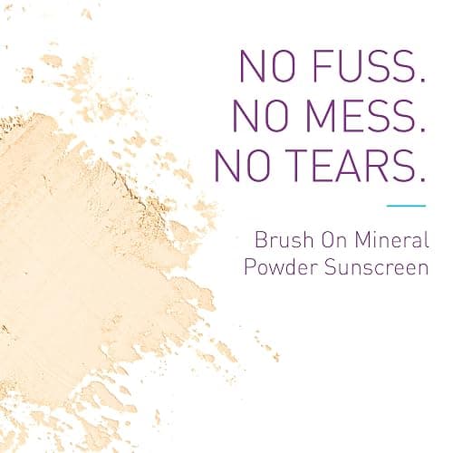 BOB KIDS SPF 30 Brush On Mineral Powder Sunscreen, Broad Spectrum Protection, Water Resistant 80 Mins, Fragrance Free, Easy to Apply for Kids & Babies, Mfg in USA thumbnail 3