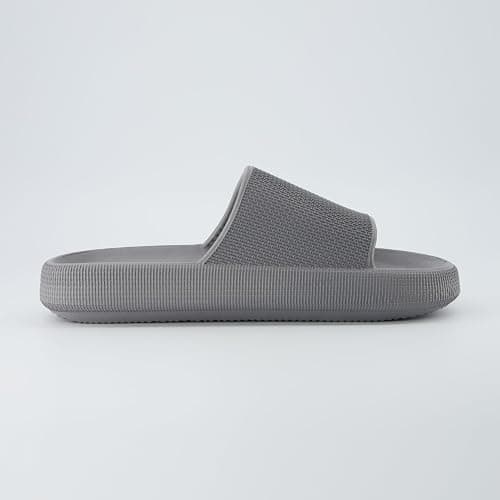 CUSHIONAIRE Feather EVA Mens Sandals – Slip On Recovery Slides, Lightweight Water Shoes for Men thumbnail 8