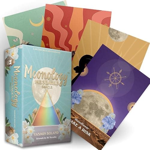Moonology# Messages Oracle: A 48-Card Deck and Guidebook - Image 1