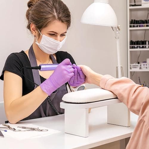 Lavinda Professional Nail Drill 35000 RPM, Cordless Electric Nail File Efile for Acrylic and Gel Nails, Manicure Pedicure Polishing Tool for Salon and Home Use (Purple) thumbnail 4