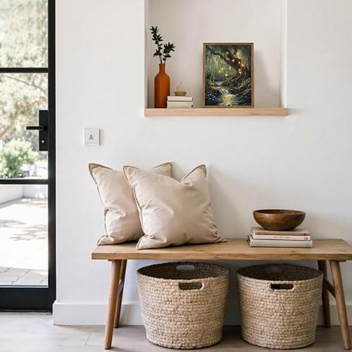 Urmoya Vintage Forest of Fairy Nature Wall Art, Landscape Tree Wall Decor, Cottage Core Art Prints for Living Room Bedroom Office Home Decoration 8x10 inch Wood Framed Ready to Hang thumbnail 3
