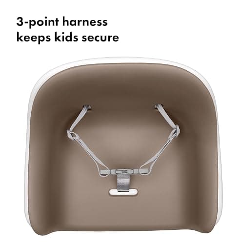 OXO Tot Nest Booster Seat with Removable Cushion, Taupe - Taupe thumbnail 5