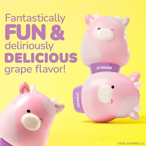 Lip Smacker Squishmallows Moisturizing Lip Balm, Fun Soft Squishy Collectible Top, Hydrates & Smooths – Patty thumbnail 2