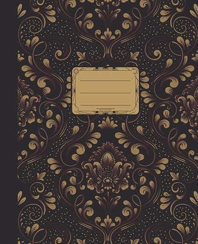 Dark Academia Composition Notebook: College Ruled Composition Notebook Dark Academia Aesthetic Vintage Goth - Image 1