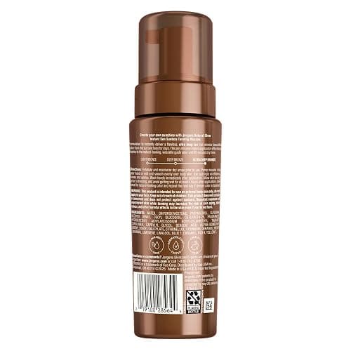Jergens Natural Glow Instant Sun Body Mousse, Ultra Deep Bronze, 6 oz | Sunless Tanning Formula, Natural-Looking Color, Lightweight Mousse, Streak-Free Application, Fast-Drying Finish thumbnail 12