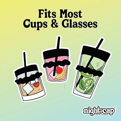 NightCap Drink Cover Scrunchie, Anti Spiking Drink Protector, Reusable Cup Cover for Bars, Festivals, Concerts, College Parties & Travel, Hidden Drink Safety Cover for Women, Shark Tank, Hair Tie thumbnail 5