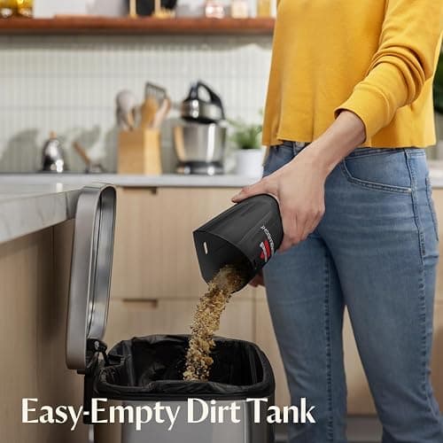 Bissell 2033M Featherweight Stick Lightweight Bagless Vacuum and Electric Broom with Crevice Tool for Hard Floors and Carpets, Black thumbnail 3