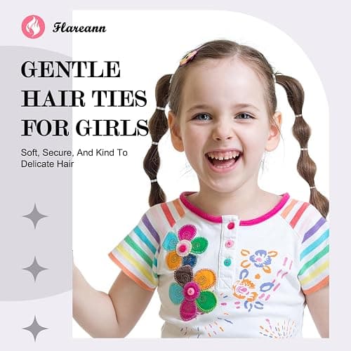 Flareann 2000pcs Clear Elastic Hair Bands – Hair Ties, Rubber Hair Ties & Soft Hair Elastics, No-Snag Durable Accessories for Women & Girls thumbnail 3