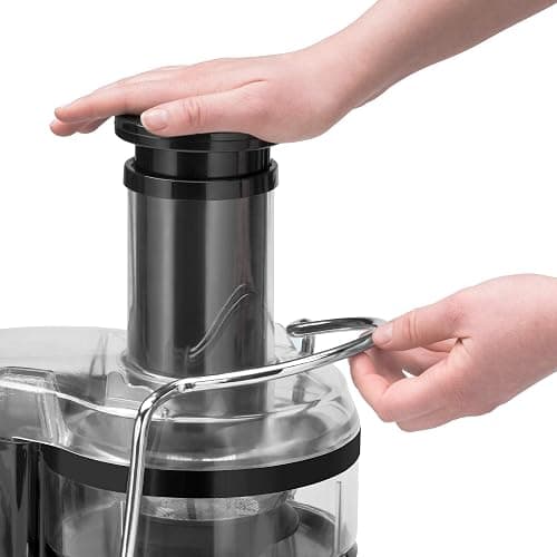 WMF Kult X Entsafter elektrisch Obst Gemüse aus Edelstahl, 500W, Saftmaschine, Slow Juicer für große Fruchtstücke, Saftkrug 1,2l, Schaumfilter, 2 Geschwindigkeitsstufen, edelstahl matt thumbnail 8