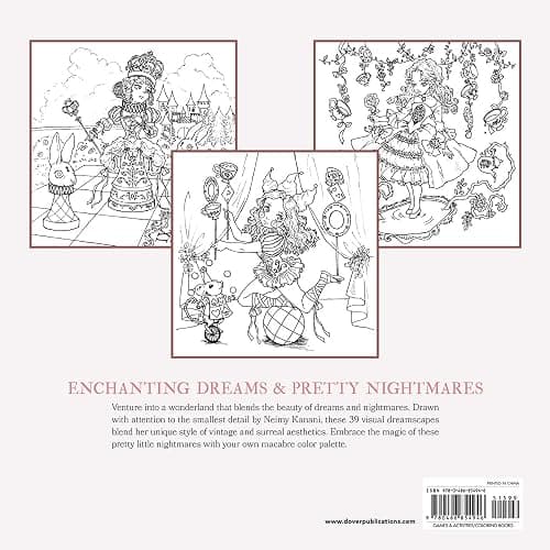 Reveries: A Wonderland of Dreamscapes and Nightmares to Color (Dover Adult Coloring Books) thumbnail 2