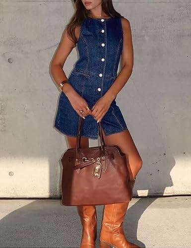 Women's Denim Dress thumbnail 4
