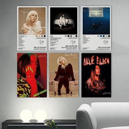 KUNYOS A Set Of 6 Poster (Unframed) Album Cover Posters Music Canvas Posters 08x12inch(20x30cm) Style-4 thumbnail 5