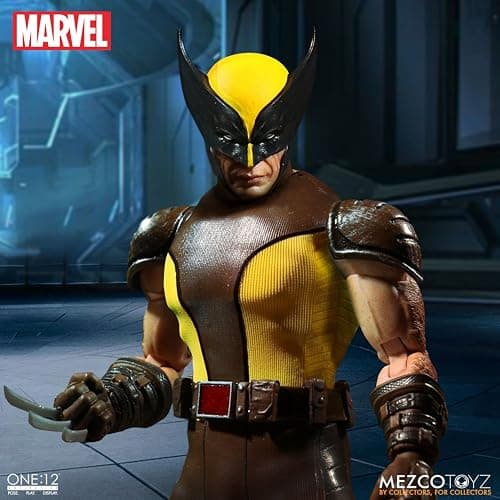 Mezco Toys One: 12 Collective: Marvel Wolverine Action Figure | One-12 Collective 6 Inch Action Figure Marvel Series - Wolverine thumbnail 5