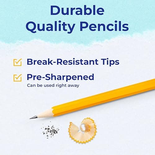 Rosmonde 210 Pack Pre Sharpened Pencils #2, Pencils With Top Erasers, Bulk School & Teacher Supplies, #2 HB, Pre Sharpened for Easy Use, Easy Hold Grip, Bulk Classroom & Office Supplies thumbnail 7