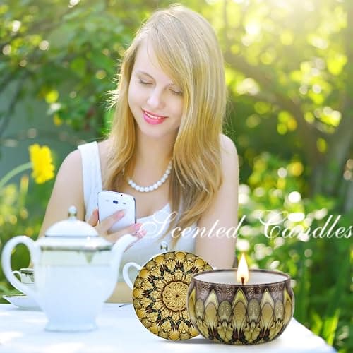 Scented Candles Gift Set, 12 Pack Candles for Home Scented, 21.12 oz Long Lasting Soy Wax Aromatherapy Candle Set with Gift Box, Birthday Gifts for Women thumbnail 4