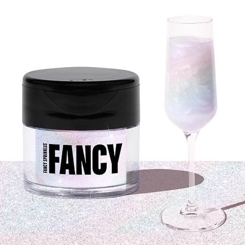 Fancy Sprinkles Moonstone Iridescent Edible Glitter Luster Dust 4gm | For Drinks, Cocktails, Champagne & Cake Decorating | Vegan, Gluten Free, Non-GMO | Made in USA thumbnail 8