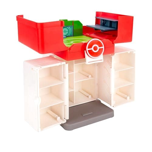 Jazwares Pokémon Play ‘N’ Display Case - Multi-Level Storage Unit with Rooftop Arena and Space for 35+ 2-Inch Battle Figures thumbnail 8