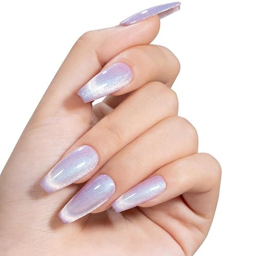 MAYCHAO 15ML Cat Eye Gel Nail Polish 1Pc Aurora Mermaid 10 Gel Polish with Magnet Soak off Holographic Magnetic Nail Polish for Nail Art Manicure Salon DIY at Home, 0.5 OZ thumbnail 3