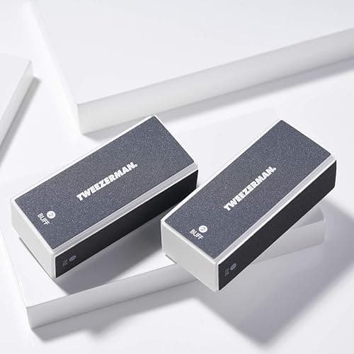 Tweezerman Nail Buffer Blocks Pack of 2 Black thumbnail 4