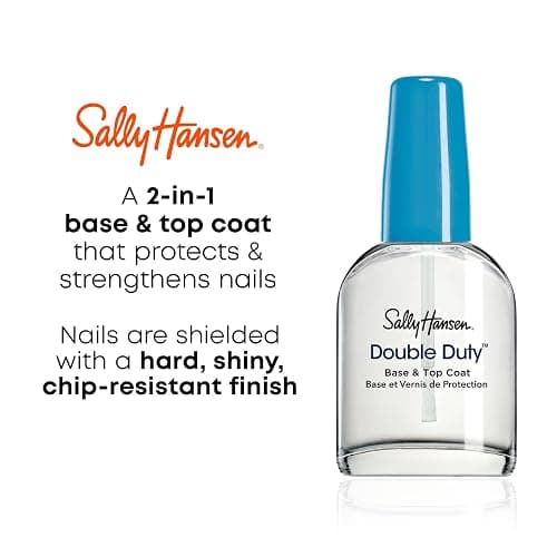 Sally Hansen Double Duty Strengthening Base and Top Coat, 13.3ml thumbnail 2