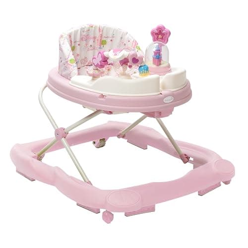 Disney Baby Princess Walker with Wheels, Pink Baby Walkers and Activity Center for Infants thumbnail 2