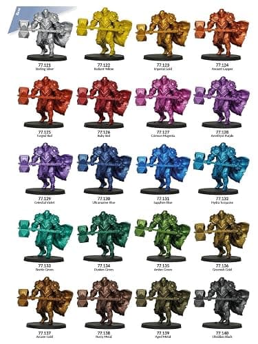 Vallejo - Sapphire Blue Airbrush | True Metallic Metal TMM | Acrylic Colors for Painting Metal Effects on Fantasy, Historical, and Wargaming Miniatures | 18 ml (0.6 fl.oz.) thumbnail 7