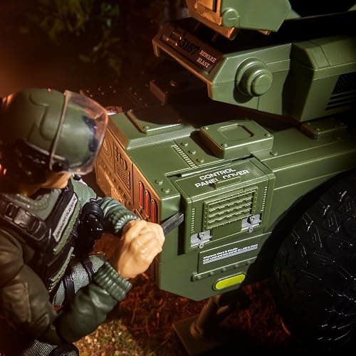 G.I. Joe Classified Series #182, Clayton “Hawk” Abernathy with M.M.S. (Mobile Missile System) Towable Vehicle, Collectible 6 Inch Action Figure Set thumbnail 4