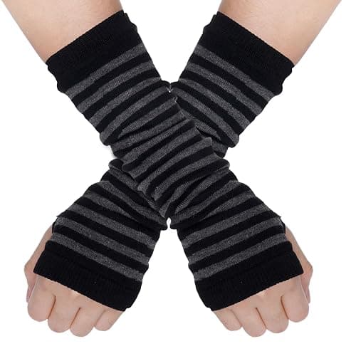 Lystaii Arm covers Warmer Winter Novetly Fingerless Gloves Knit Mitten Gloves Y2K Gloves Arm Sleeve for girl - Image 1