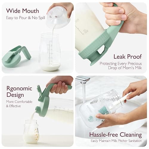 Glass breast milk pitcher thumbnail 6