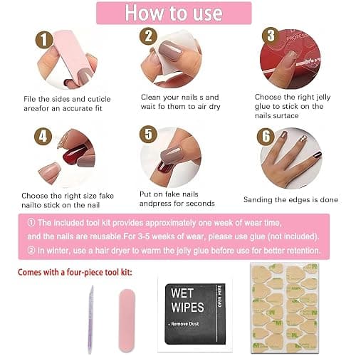 24Pcs Pink French Tip Press on Nails Almond Fake Nails with Bow Pearl Design Cute French False Nails Glossy Full Cover Artificial Acrylic Stick on Nails for Women Manicure Nail Decoration 24Pcs thumbnail 8