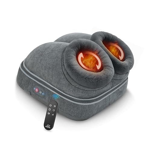 Snailax Shiatsu Foot Massager with Heat, Electrick Foot Massager Machine for Neuropathy, Plantar Fasciitis, Feet Warmers for Women,Men, Foot Heater Under Desk, Size 13 - Image 1