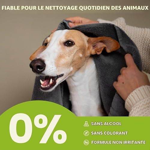 PawSono Lingettes Nettoyantes Oreilles Chien & Chat 50pcs, Doigt Lingette Oreille Animaux, Nettoyant Oreilles Chien Chat Naturel, Anti Odeur Cire, sans Alcool, Lingettes Jetables Chiot Chaton thumbnail 7