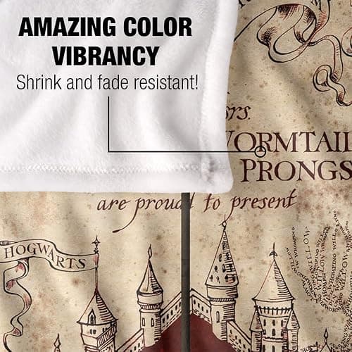 Harry Potter Marauder's Map Officially Licensed Silky Touch Super Soft Throw Blanket 36" x 58" thumbnail 5