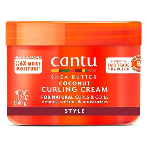 Cantu Coconut Curling Cream with Shea Butter for Natural Hair, 12 oz | for Natural Hair, 12 oz - Image 1