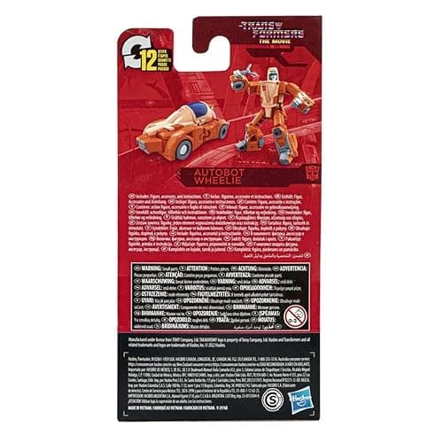Transformers Toys Studio Series Core Class The The Movie Autobot Wheelie Action Figure - Ages 8 and Up, 3.5-inch | Transformers Studio Series 3.75 Inch Action Figure Core Class Wave 3 - Wheelie thumbnail 7