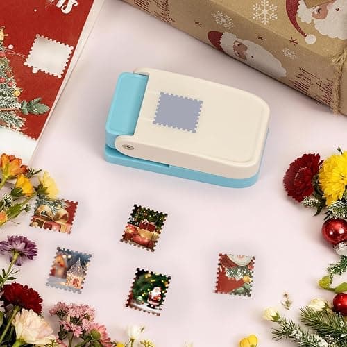 Square Hole Punch, 2.5 * 2.1cm Stamp Square Paper Puncher, Punch Cutter for Card Making, Scrapbooking, DIY Make, Gift Tag Puncher (Small Rectangular) thumbnail 4