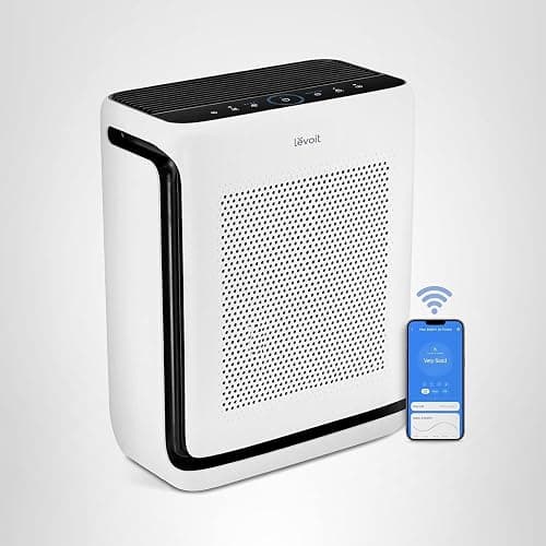 LEVOIT Air Purifiers for Home Large Room Up to 1875 Ft² with Washable Pre-Filter, AHAM VERIFIDE, Air Quality Monitor, HEPA Sleep Mode for Allergies, Pet Hair in Bedroom, Vital 200S-P, White thumbnail 11