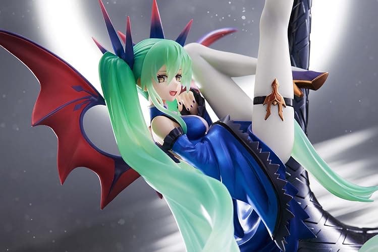 TENITOL Hatsune Miku Dark Figure, Total Height Approx. 6.7 inches (170 mm), Non-Scale, ATBC-PVC, Painted, Complete Figure thumbnail 6