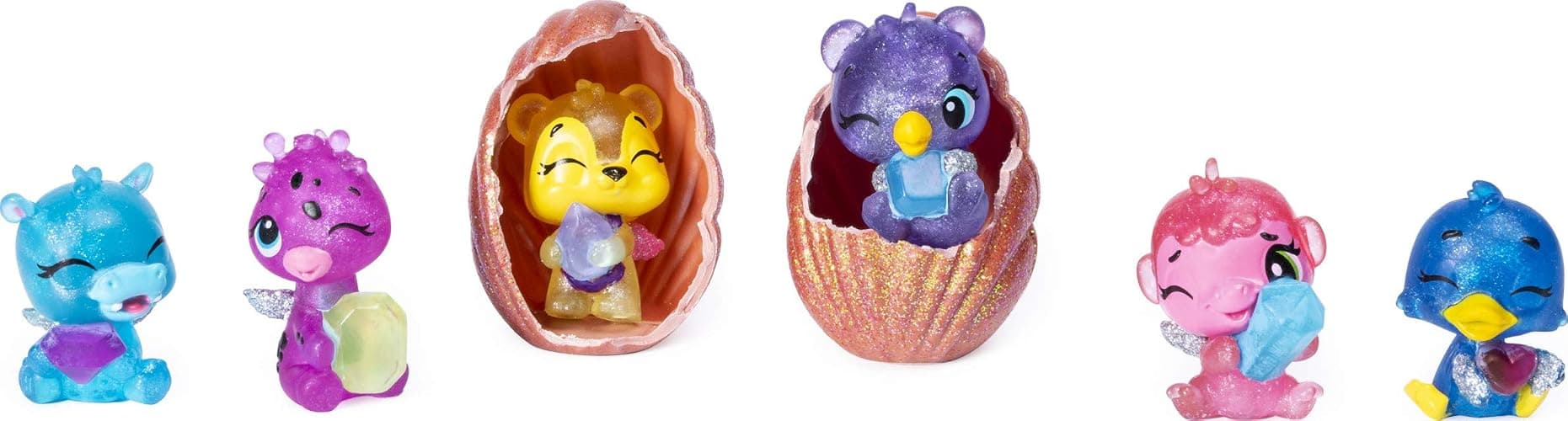 Hatchimals CollEGGtibles, Mermal Magic 6 Pack Shell Carrying Case with Season 5 CollEGGtibles, for Kids Aged 5 and Up (Color May Vary) thumbnail 7