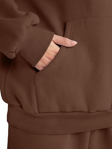 AUTOMET Womens 2 Piece Outfits Lounge Hoodie Sweatsuit Sets Plus Size Fall Fashion Clothes Airport Travel Pants Tracksuits thumbnail 6