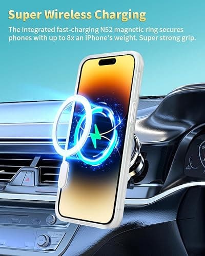 SCORPIFY for iPhone 15 Plus Case [Compatible with MagSafe] with Colorful Pearl Iridescent Design, Cute Clear Magnetic Phone Cover for Women Girls and Men, Bumper with Mother of Pearl Shell Pattern thumbnail 6