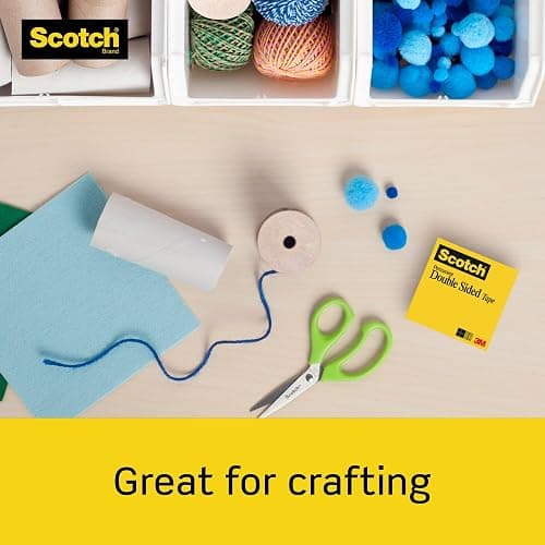 Scotch Variety Pack Tape, Assorted Sizes Including Magic Tape, Double-Sided Tape, Gift-Wrap Tape, and Super-Hold Tape, 6 Rolls Total thumbnail 6